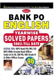 Bank Po English Language Yearwise Solved Papers 2003- Tilldate